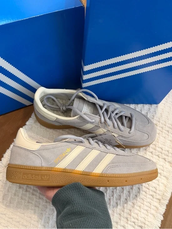 adidas Handball Spezial Grey / Cream White / Cloud White - Picture 10 of 11